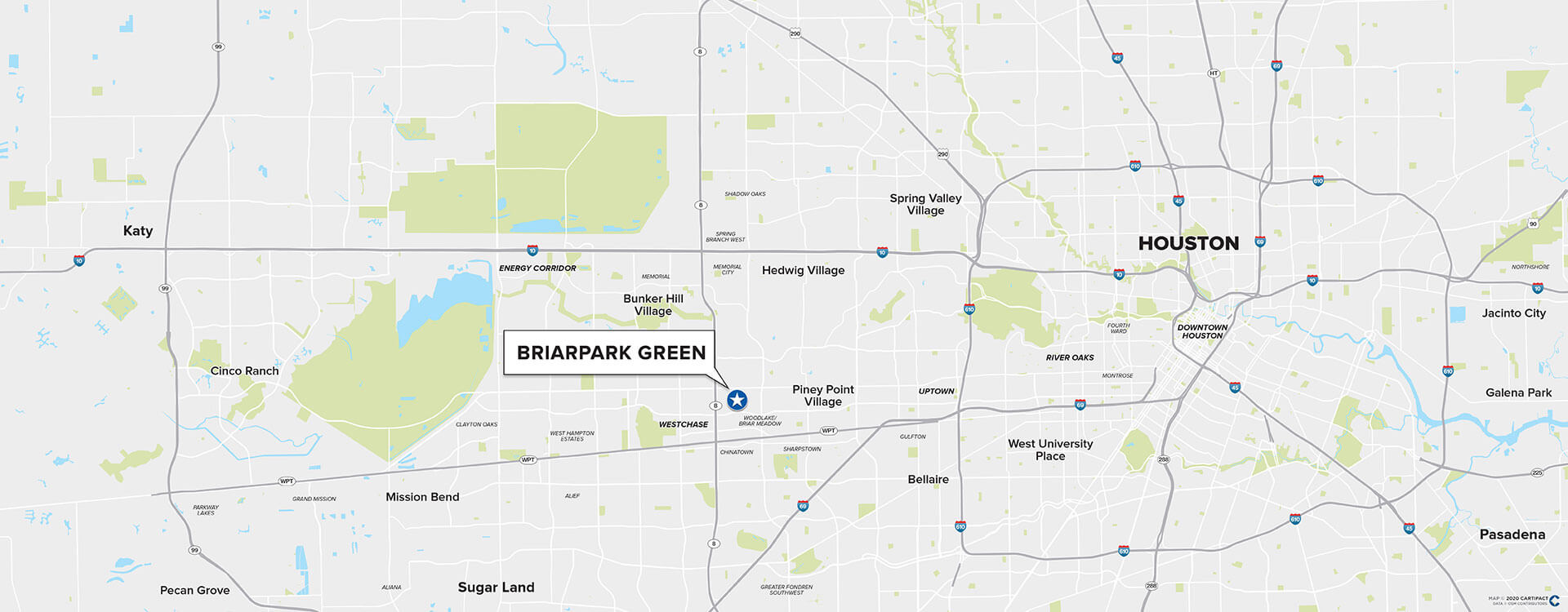 Briarpark Green location map